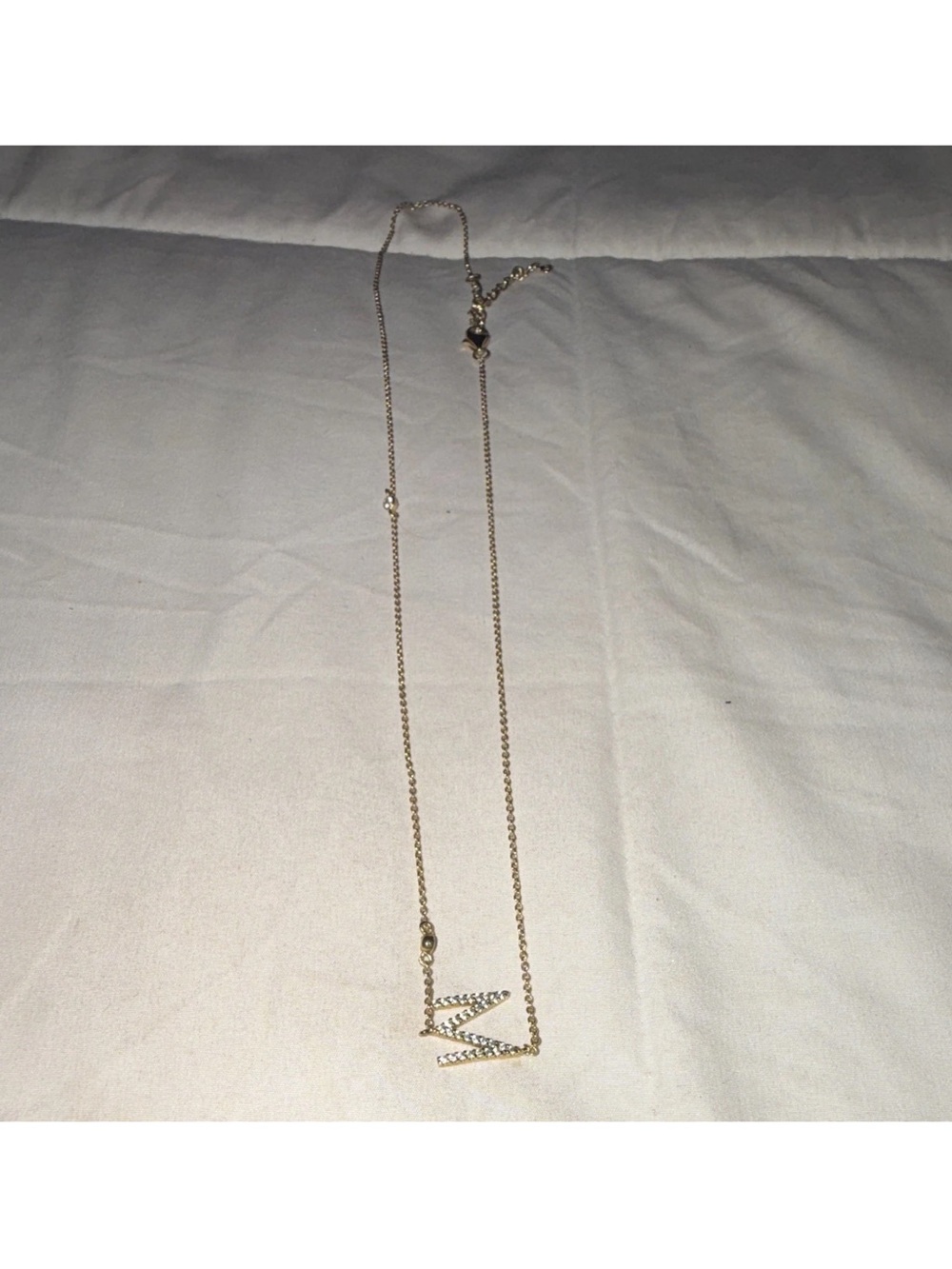 Gold Initial 'M’ Pendant Necklace - Women Jewelry